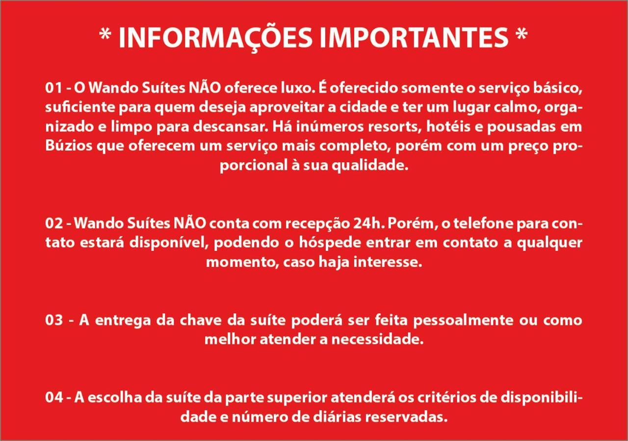 Wando Suites Búzios 외부 사진